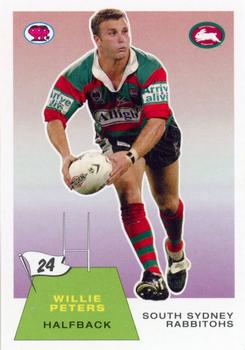 2003 Select Scanlens Retro NRL #24 Willie Peters Front